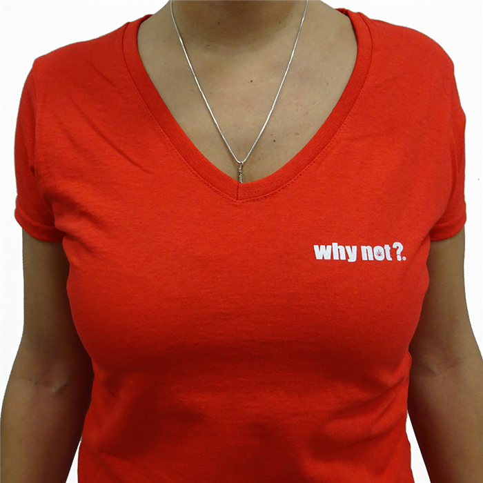 Damen-Shirt WHY NOT? V-Ausschnitt