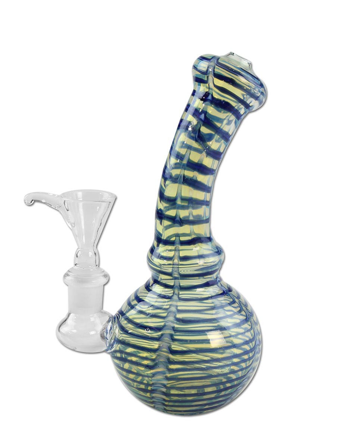 Herb Bong with Stripes blue