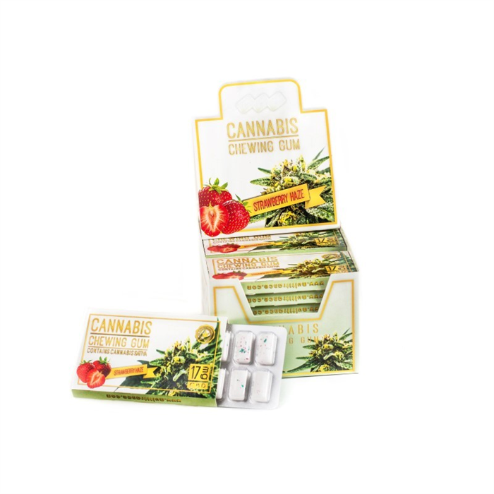 CBD Chewing gum - Strawberry Haze